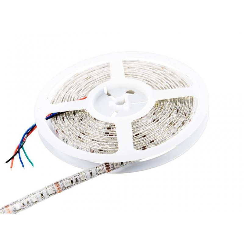 Tira de luces LED de neón (110 – 120 V, 60 ledes/m, resistente al agua,  5050 SMD, con control remoto)